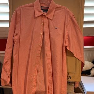 Men’s vineyard vines pink dress shirt